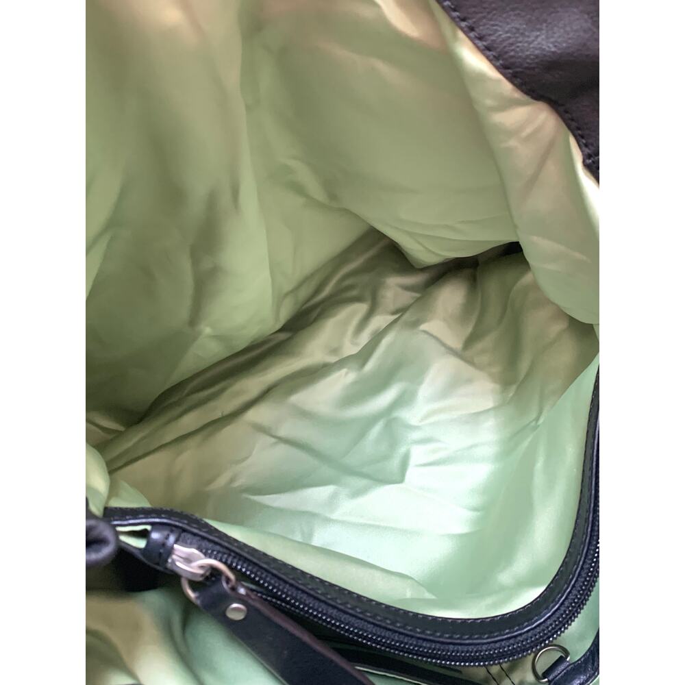 B MAKOWSKY Large Butter Soft Black Leather Double Strap Shoulder Bag Tote - Picture 11 of 16